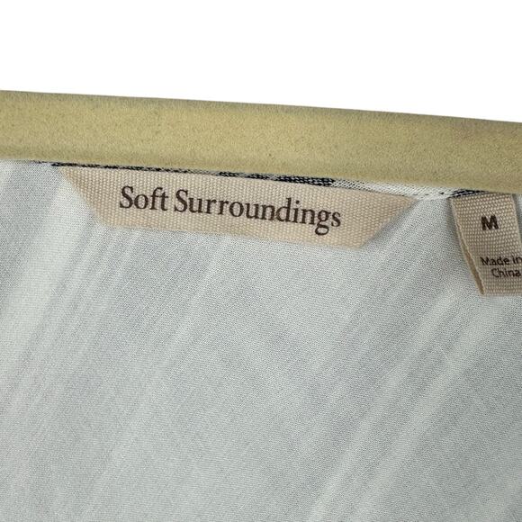 Soft Surroundings Sonya Shift Dress Size Medium Linen Coastal Office Capsule - Picture 5 of 11